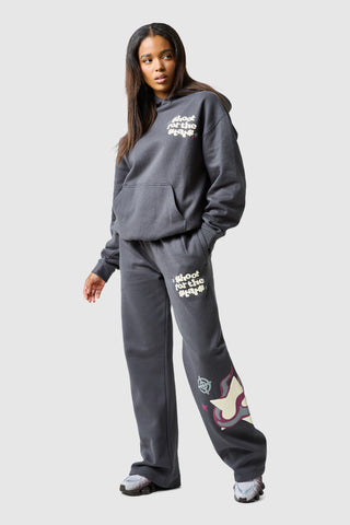 Womens Shoot For The Stars Jogger - Volcano Grey