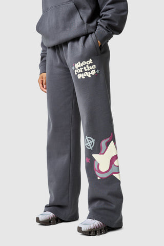 Womens Shoot For The Stars Jogger - Volcano Grey