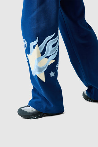 Womens Shoot For The Stars Jogger - Ocean Navy