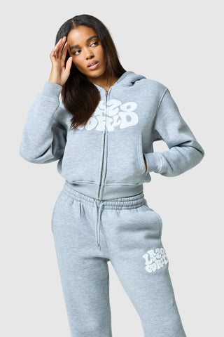 Womens Luna Hood - Grey Marl