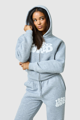 Womens Luna Hood - Grey Marl