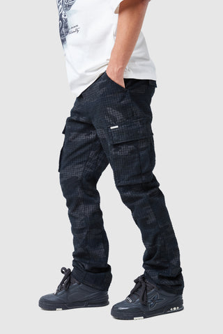 General Camo Cargo Pant - Black/Charcoal