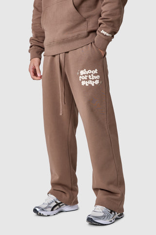 Shoot For The Stars Jogger - Earthy Brown