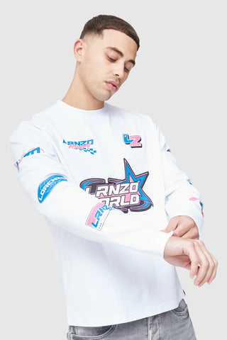 Velocity Long Sleeve Tee - White