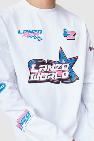 Velocity Long Sleeve Tee - White