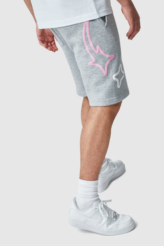 Dream Acdmy Short - Grey Marl