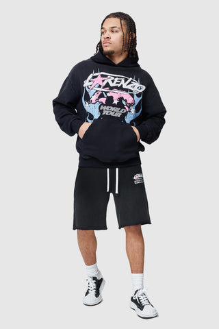 World Tour Hood Twinset - Black