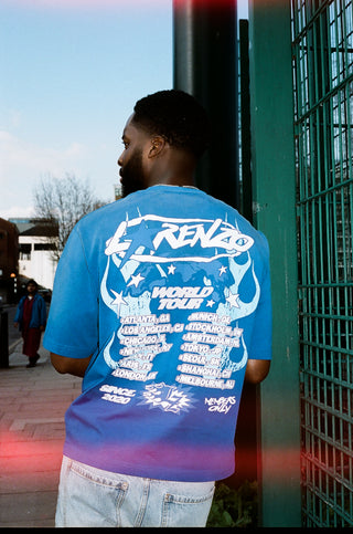 World Tour Tee - Blue