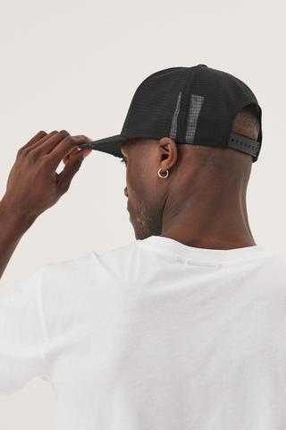 Cappello ibrido bionico - nero/arancione