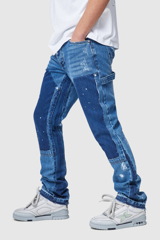 CARP FLARE JEAN - BLUE