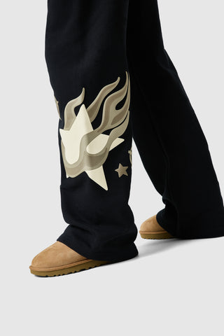 Womens Shoot For The Stars Tracksuit - Black