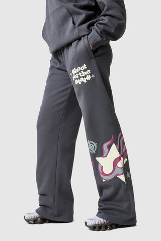 Womens Shoot For The Stars Jogger - Volcano Grey