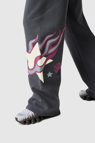 Womens Shoot For The Stars Tracksuit - Volcano Grey