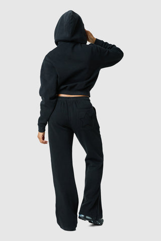 Womens Lrzo Wrld Applique Jogger - Black