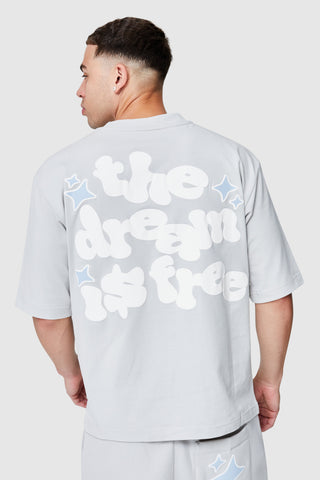 Dream Is Free 2.0 Tee - Light Grey