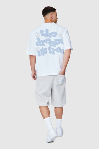 Dream Is Free 2.0 Twinset - White/Grey
