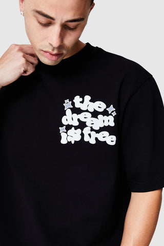 Dream Is Free 2.0 Tee - Black/White