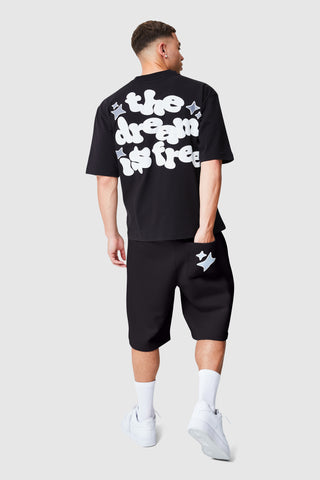 Dream Is Free 2.0 Tee - Black/White