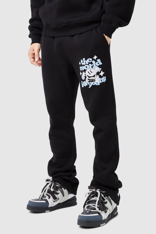 World Is Yours Tracksuit - Black