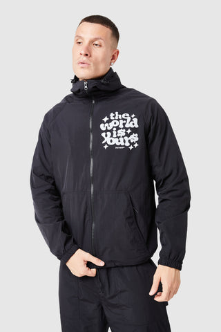 World Is Yours Shell Tracksuit - Black