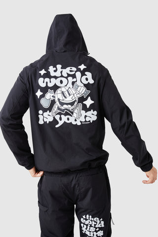 World Is Yours Shell Tracksuit - Black