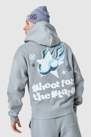 Shoot For The Stars Hood - Moon Grey