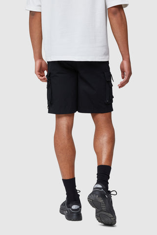 CONQUER CARGO SHORT- BLACK