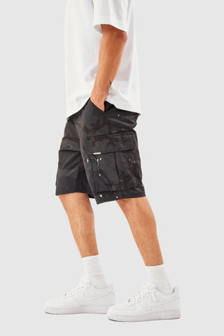 GENERAL CARGO SHORT -  BLACK CAMO