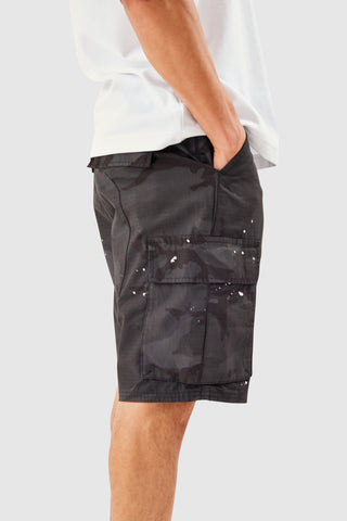 GENERAL CARGO SHORT -  BLACK CAMO