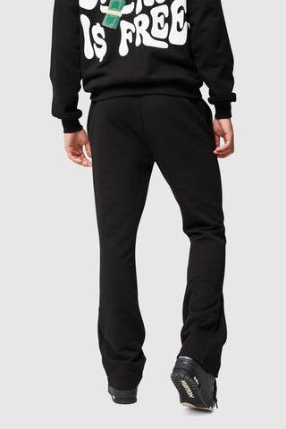 Dream Is Free Flared Jogger - Black