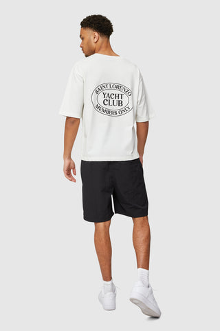 LORENZO YACHT CLUB TEE - WHITE