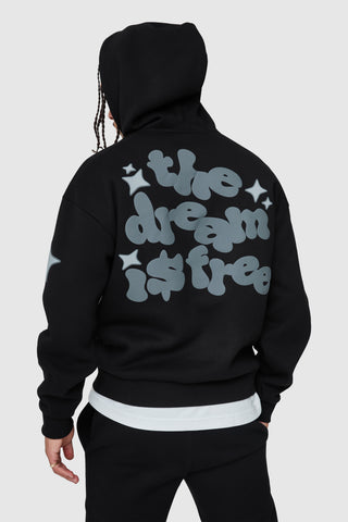 DREAM IS FREE HOOD 2.0- BLACK