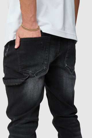 CARPENTER SLIM JEAN - BLACK