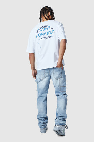 Carp Flare Jean - Light Blue