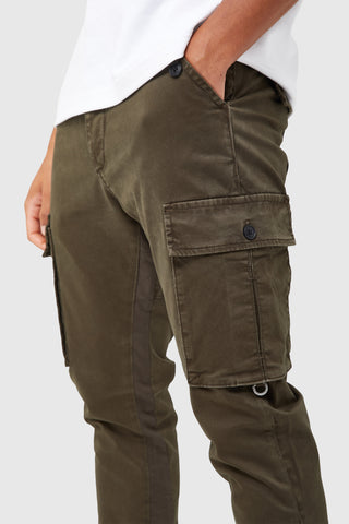 NOMAD CARGO FLARE PANT - KHAKI